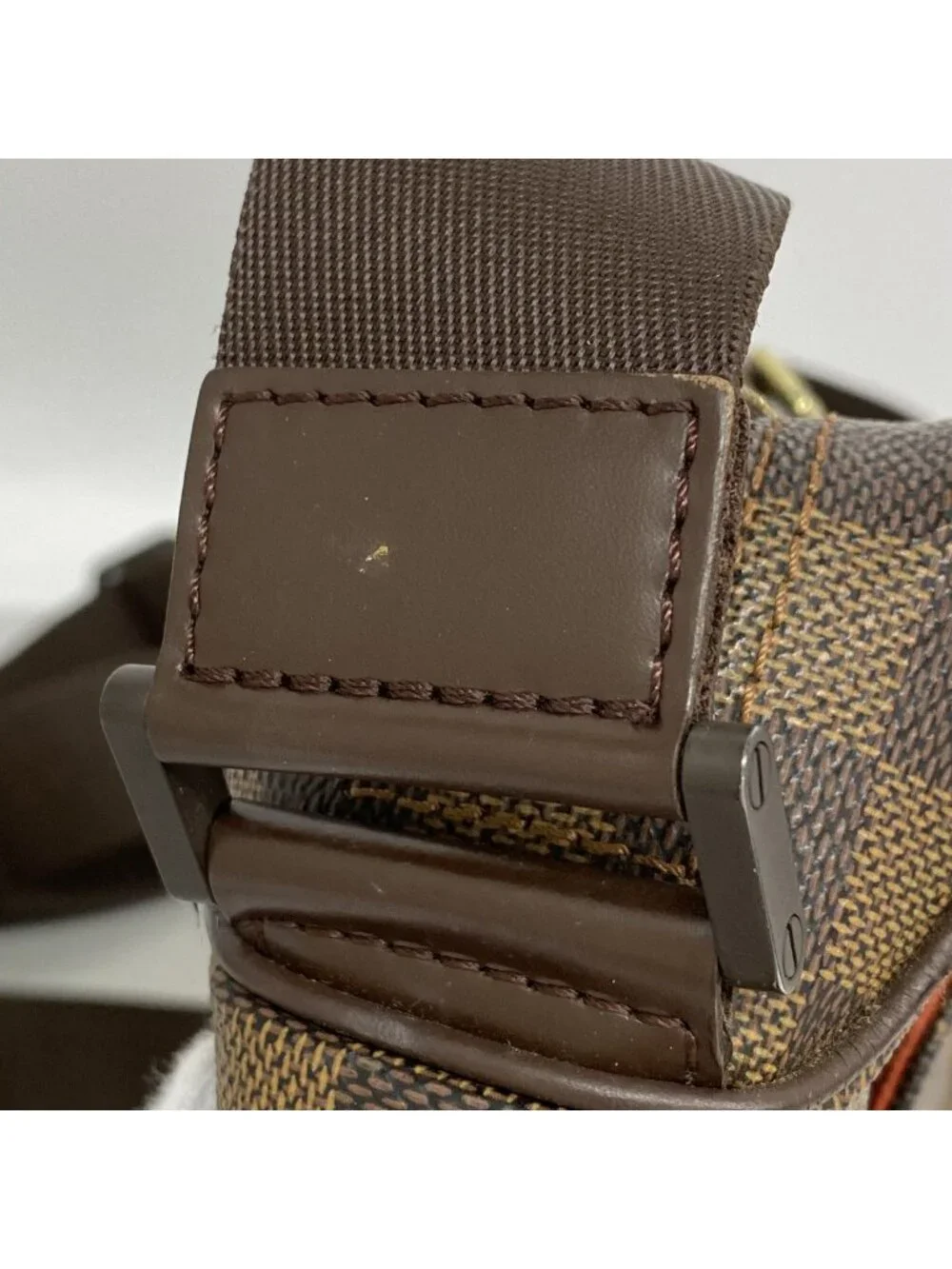 Louis Vuitton Shoulder Bag Damier Olaf PM Ebene